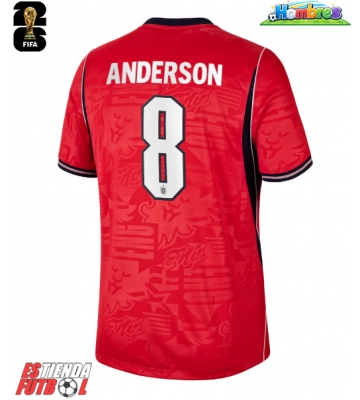 Inglaterra Elliot Anderson #8 Segunda Equipación Mundial 2026 Manga Corta